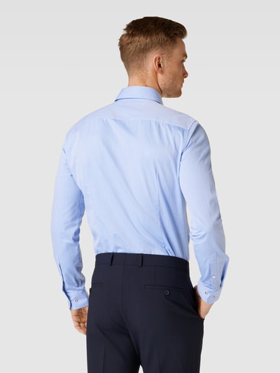 JOOP! Collection Slim Fit Business-Hemd mit Haifischkragen Modell 'Pai' Bleu 5