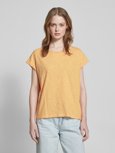 Armedangels T-Shirt mit Rundhalsausschnitt Modell 'ONELIAA' Orange 4