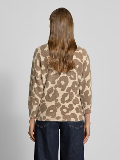 Betty Barclay Strickpullover mit 3/4-Ärmel Taupe 5