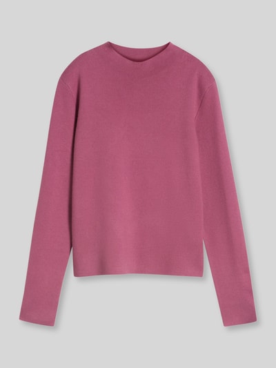 Tom Tailor Denim Sweter z golfem typu mock neck Mocnoróżowy 2