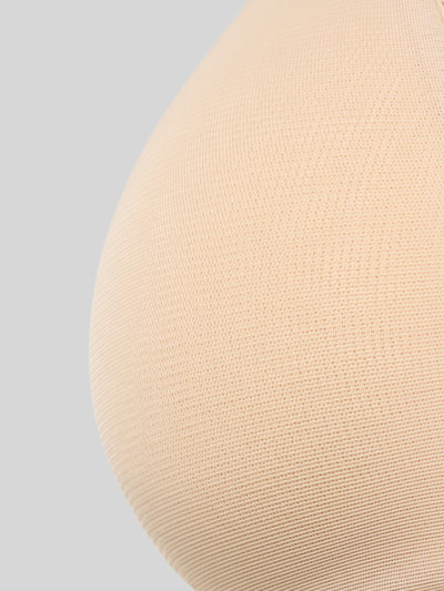 Produktfoto, BH in semitransparentem Design Modell 'Smooth' von Hanro, elastyczna mieszanka materiałów, półprzezroczysta faktura, zapięcie na haftki, regulowane ramiączka.
