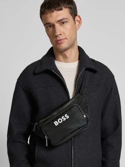 BOSS Bauchtasche mit Label-Print Black 1