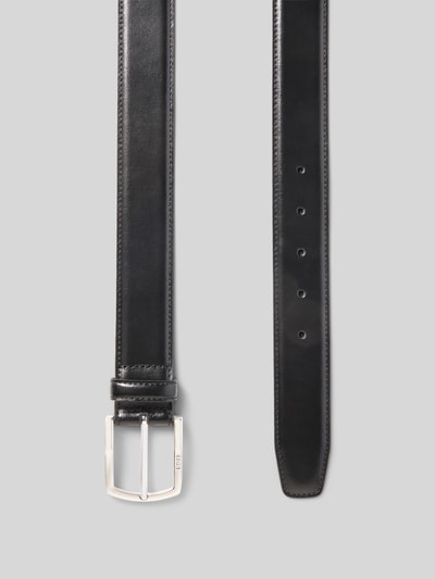 BOSS Ledergürtel mit Logo-Schliesse Black 3