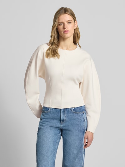 Gina Tricot bluza z okrągłym dekoltem Złamany biały 4
