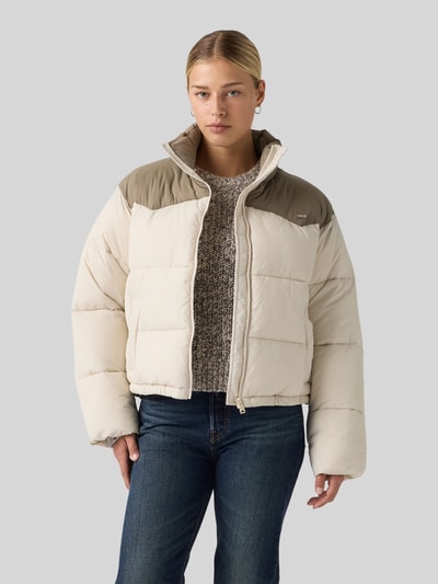 Levi's® Regular Fit Steppjacke mit Logo-Detail Modell 'PALMER' Ecru 4