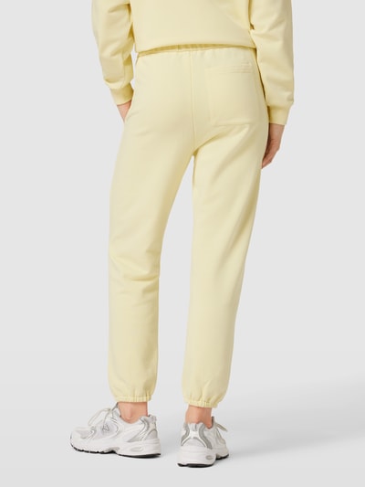 MaxMara Leisure Sweatpants mit Eingrifftaschen Modell 'NEOTTIA' Hellgelb 5