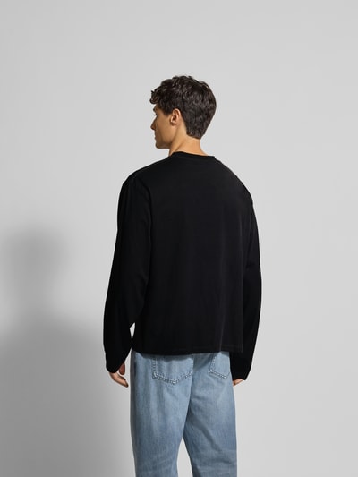 WON HUNDRED Longsleeve mit Label-Print Anthrazit 5