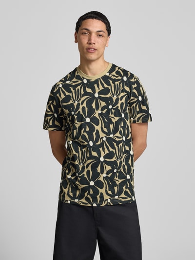 ONLY & SONS Regular Fit T-Shirt aus reiner Baumwolle Modell 'PERRY' Black 4