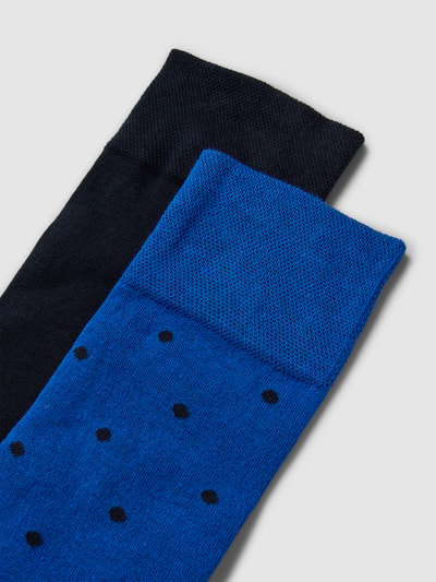 Christian Berg Men Socken mit Allover-Muster Royal 2