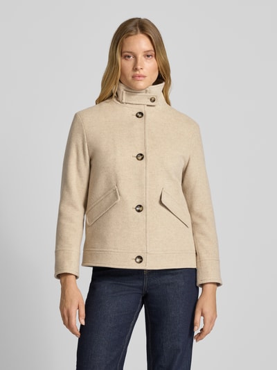 Cinque Regular Fit Jacke aus Woll-Mix Modell 'Astoria' Beige 4