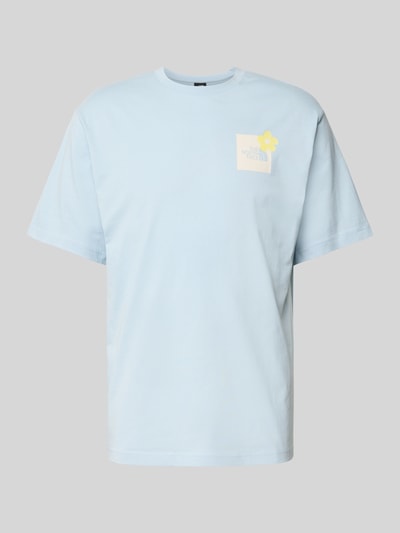 The North Face T-shirt met labelprint Lichtblauw - 2