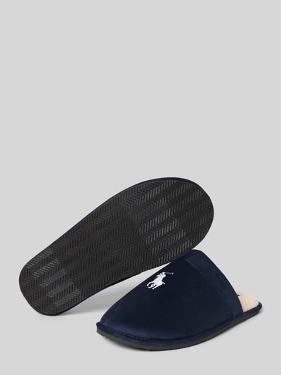 Polo Ralph Lauren Kapcie z wyhaftowanym logo Granatowy 4