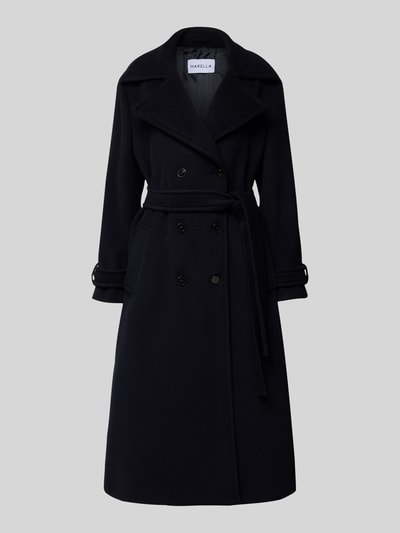 Marella Płaszcz z połami Granatowy 2