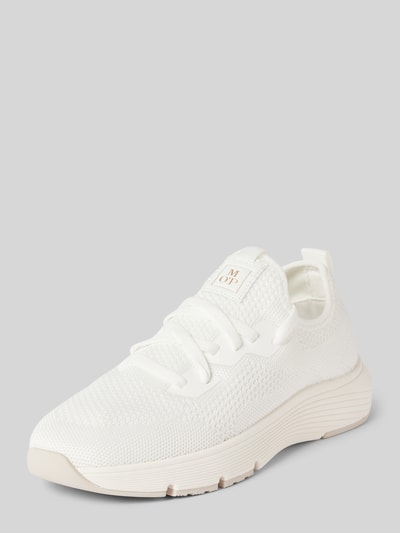 Marc O'Polo Low Top Sneaker mit Stretch-Webstruktur Weiss 1