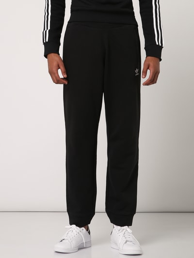 adidas Originals Sweatpants van katoen met geborduurd logo  Zwart - 4