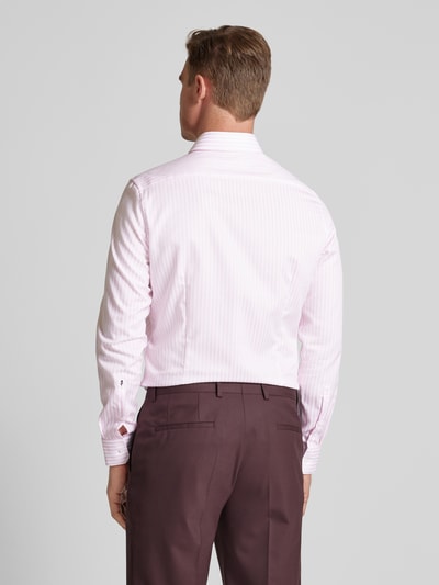 SEIDENSTICKER Slim Fit Business-Hemd mit Knopfleiste Rose 5