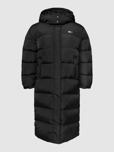 Tommy Jeans Curve PLUS SIZE Daunenmantel mit abnehmbarer Kapuze Schwarz 2