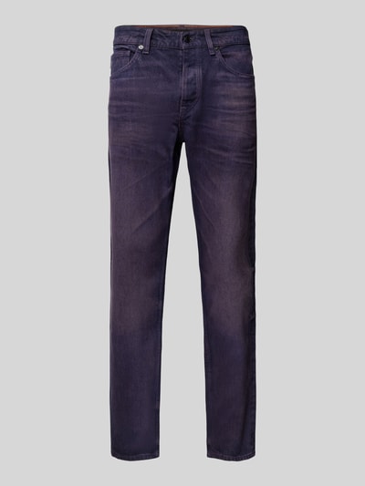 BOSS Orange Slim Fit Jeans im 5-Pocket-Design Modell 'Troy' Purple 2