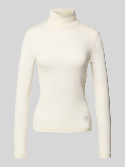 Guess Longsleeve mit Stehkragen Modell 'ANITA' Ecru 2