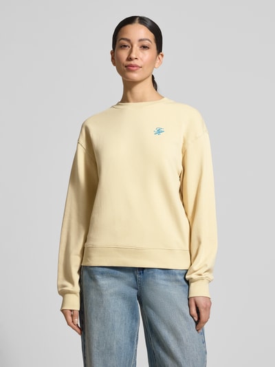 Tommy Hilfiger Regular Fit Sweatshirt aus Baumwoll-Mix Sand 4