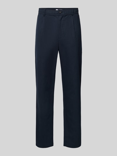 Samsøe Samsøe Regular Fit Bundfaltenhose mit elastischem Bund Modell 'SABERTIL' Dunkelblau 2
