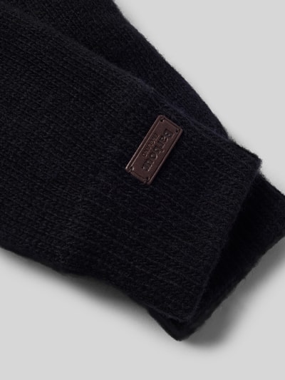 Barbour Handschuhe mit Label-Patch Black 2