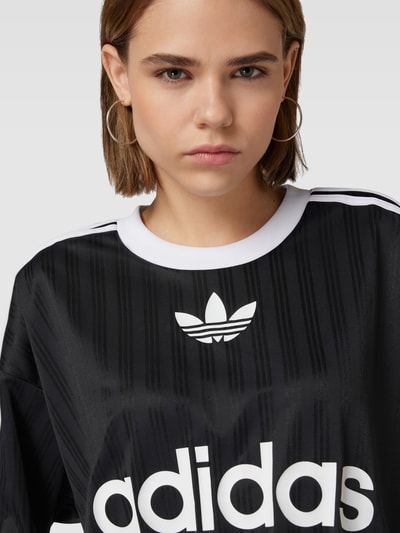 adidas Originals T-Shirt mit Label-Print Modell 'ADICOLOR' Black 3