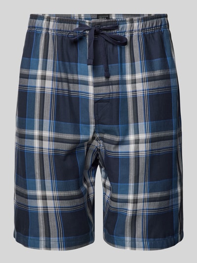 Schiesser Korte pyjama met steekzakken Donkerblauw - 1