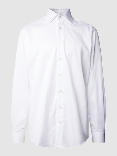 Eduard Dressler Koszula biznesowa o kroju shaped fit z kołnierzykiem typu cutaway Biały 1
