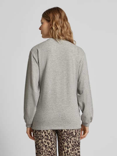 Mamalicious Umstands-Sweatshirt mit Label-Print Modell 'VITA' Mittelgrau 5