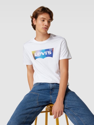 Levi's® T-Shirt mit Logo-Print Weiss 3