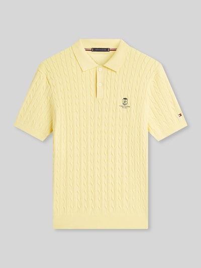 Tommy Hilfiger Poloshirt mit Logo Detail GELB 2