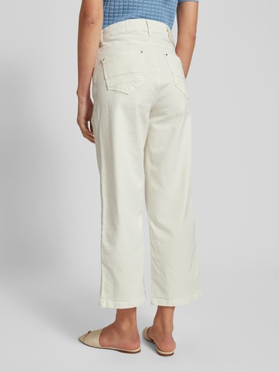 Milano Italy Regular fit culotte in 5-pocketmodel Offwhite - 5