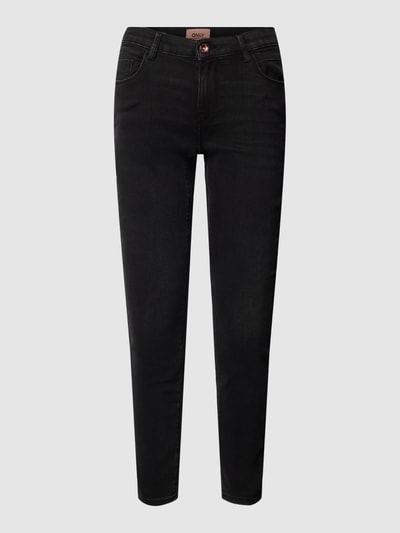 Only Regular Fit Jeans mit Label-Patch Modell 'DAISY' Black 1