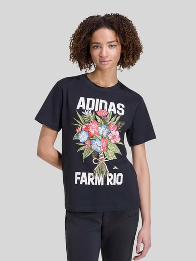 adidas Sportswear Regular Fit T-Shirt aus reiner Baumwolle Black 4