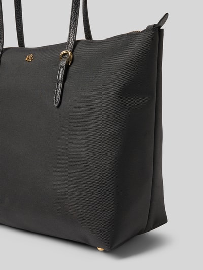 Lauren Ralph Lauren Torba tote z aplikacją z logo model ‘KEATON’ Czarny 3