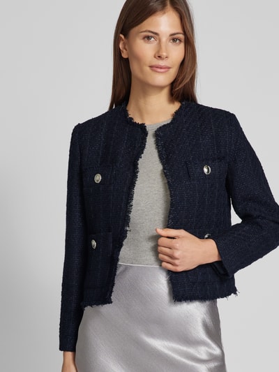 Mango Blazer mit aufgesetzten Eingrifftaschen Modell 'TINA' Marine 3