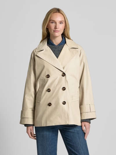 Barbour Jacke mit Leistentaschen Modell 'MAISY' Sand 4