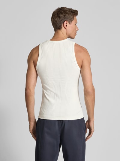 JAKE*S STUDIO MEN Tanktop in Ripp-Optik Offwhite 5