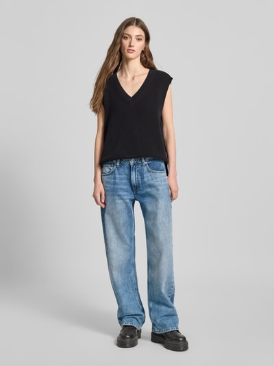 Pepe Jeans Low Rise Jeans aus Baumwoll-Lyocell-Mix Modell 'NICKY' Blau 1