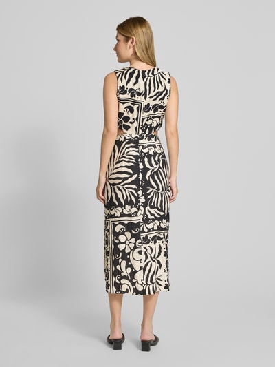 Mango Midikleid mit Cut Outs Modell 'OLYMPIO' Black 5