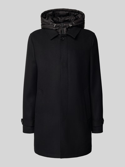 Geox Functioneel jack met wolmix, model 'MONREALE' Zwart - 2