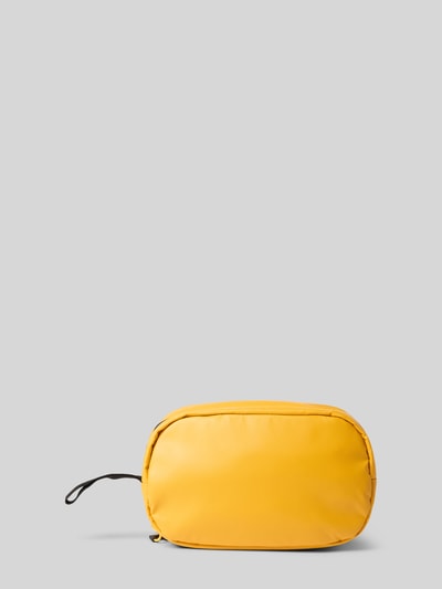 Produktfoto, Kosmetiktasche mit Logo-Detail Modell 'Ecodiver' von Samsonite in Gelb, geteiltes Hauptfach, Reißverschluss, glatte Textur