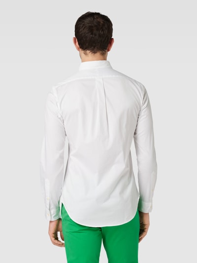 Polo Ralph Lauren Slim fit vrijetijdsoverhemd met labelstitching Wit - 5