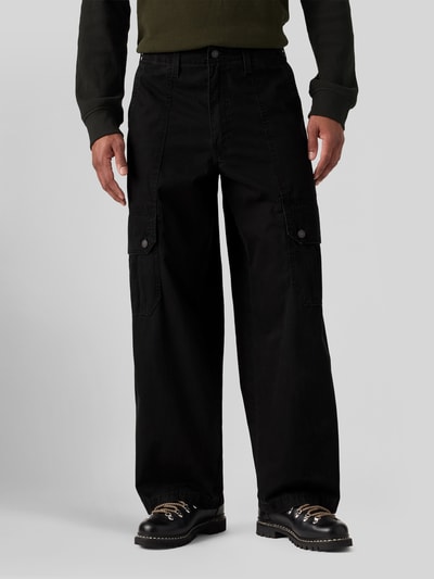 Levi's® Baggy Fit Cargohose aus reiner Baumwolle Black 4
