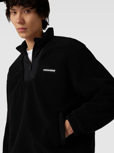 Pegador Sweatshirt mit Teddyfell Modell 'FIERRO' Black 3
