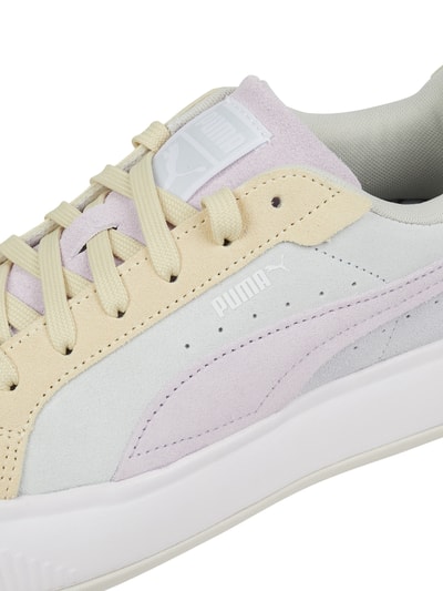 Puma Sneakers van leer, model 'Mayu' Pastelgeel - 2