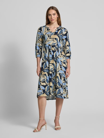 Soyaconcept Tunikakleid in Midilänge Modell 'FEICITY' Hellblau 4