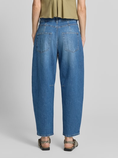 Brax Barrel Fit Jeans aus Baumwoll-Mix Modell 'MEGAN S' Hellblau 5