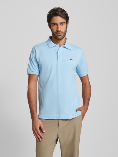 Lacoste Regular Fit Poloshirt mit Label-Patch Hellblau 4